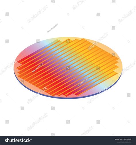 Semicondoctor Production Isometric Composition Technology Science Stock