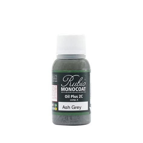 Rubio Monocoat Oil Plus Part A, 20 Milliliters, Ash Grey, Interior Wood ...