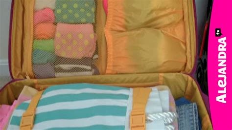How to Pack a Suitcase for Organized Travel - YouTube
