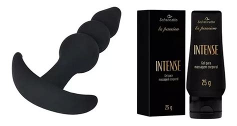 Plug Anal Para Iniciantes E Gel Lubrificante Intense Mercadolivre