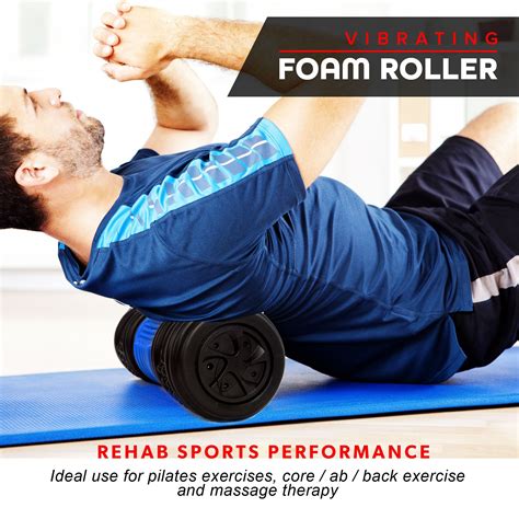 5 Speed Vibrating Exercise Foam Roller Will Have Your Muscles Relaxed