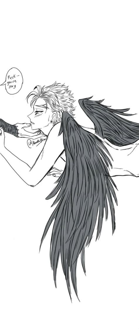 Pin By Mia Castens On Hot Wings Dabi X Hawks Comic Kiss Cute Anime Guys Cute Anime Character