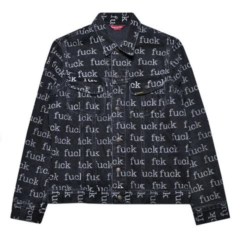 Supreme Fuck Denim jacket S現貨 稀有小碼 蝦皮購物