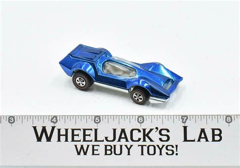 Bugeye Blue Redline Hot Wheels Mattel Vintage Rl Wheeljack S Lab