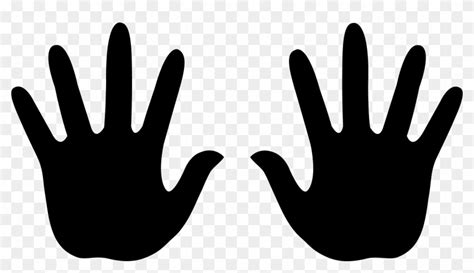 Black Handprint Png Seeking More Png Image Arrow Pointing Right Png