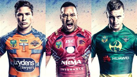 2017 Marvel Superhero Nrl Jerseys Sporting News Australia