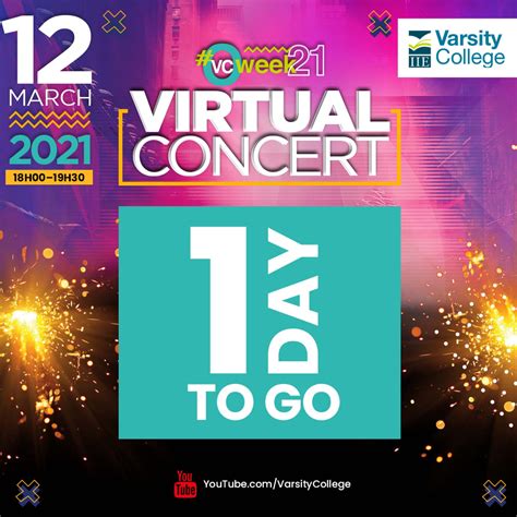 1 day to go before we see Shekhinah... - IIE Varsity College