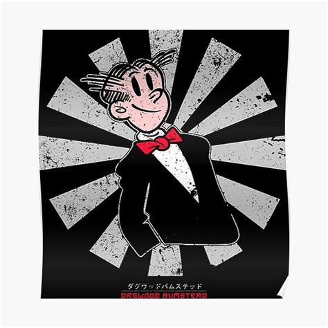 Dagwood Bumstead Retro Japanese Premium Matte Vertical Poster Sold By