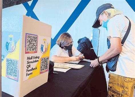 Comelec Conducts Simulated Bske Voting In Ncr Malls