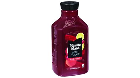 Minute Maid Zero Sugar Fruit Punch Bottle 89 Fl Oz Delivery Near Me