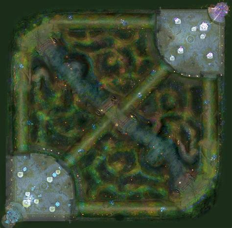 Full Map Of The New Summoner S Rift Leagueoflegends