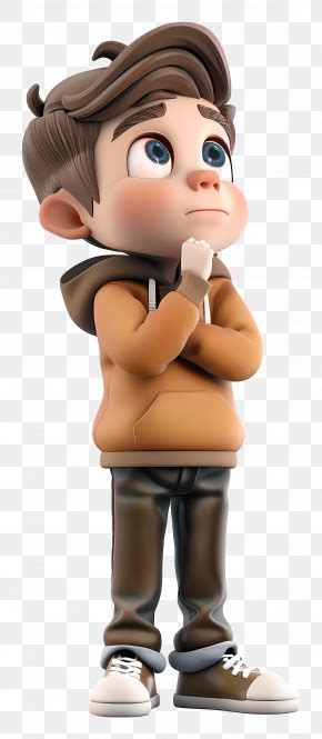 question anime thinking boy cartoon png