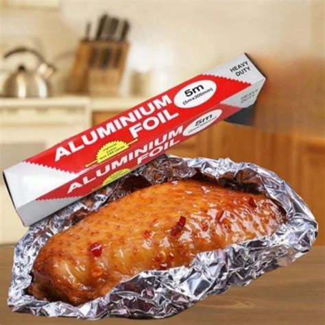 Household Thick Aluminum Foil Paper One Time Baking Foil Paper
