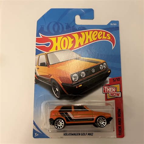 Hot Wheels Volkswagen Golf Mk Then And Now Orange Scale Shopee Malaysia