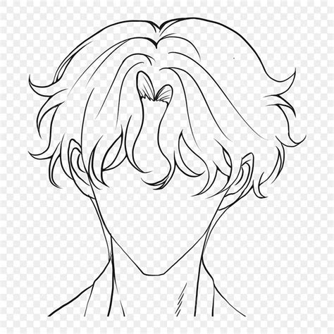 Japanese Anime Curly Hair Male Character Hairstyle Anime Drawing Hair