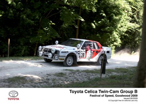 toyota celica twin cam turbo ta group  rally car toyota media site