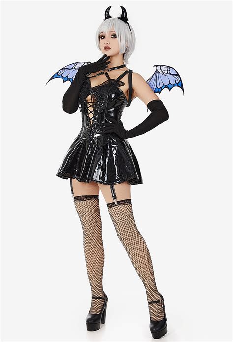 Sexy Butterfly Demon Dress Gothic Lingerie Setgothic Lingerie Outfit Unique Mesh Butterfly