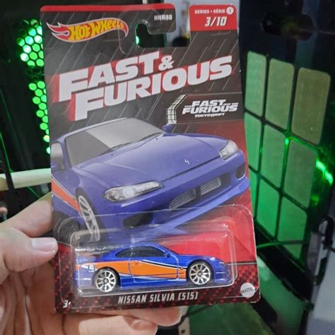 Hot Wheels Nissan Silvia S Monalisa Fast And Furious Shopee Malaysia