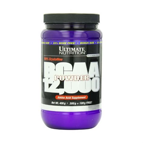 БЦАА от Ultimate Nutrition BCAA Powder 12000 400 г без вкуса купить в ...