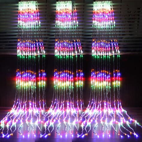 Thrisdar 3x3m 320 Waterfall Icicle Led String Light Outdoor Wedding