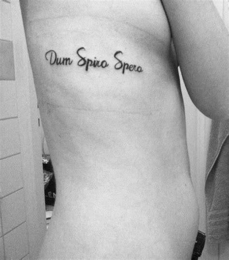 Dum Spiro Spero From Latin Translates To While I Breathe I Hope