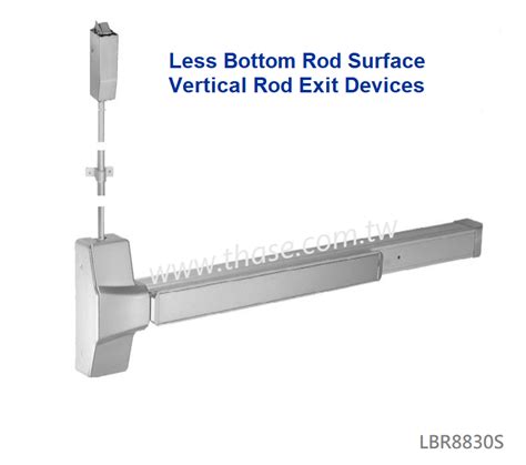 Less Bottom Rod Lbr Surface Vertical Rod Exit Devices Taiwantrade