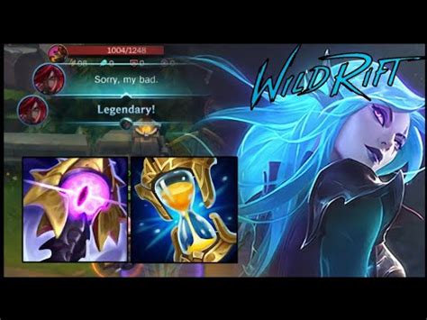 WILD RIFT 15 KILLS IN 13 MINUTES KATARINA INSANE MVP GAMEPLAY AND