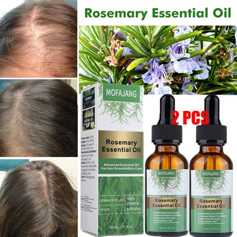 100 Pure Organic Rosemary Oil For Hair Growth Biotin Serum Hair Loss Regrowth Treatment