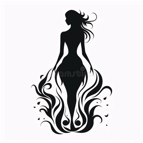 Naked Woman Tattoo Stock Illustrations Naked Woman Tattoo Stock Illustrations Vectors