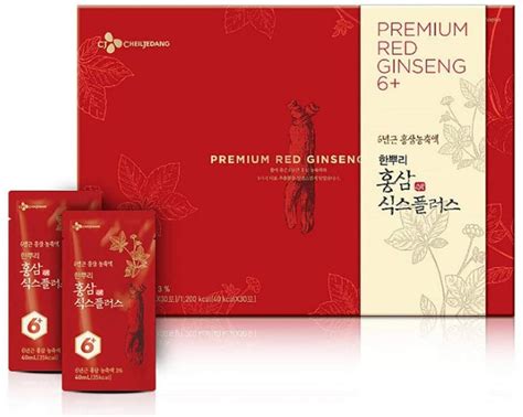 Cj Red Ginseng Tonic Decoction Drink 40ml X 30 Ea Korea E Market