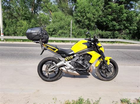 Купить б у Kawasaki ER N инжектор передач в Павловском Посаде жёлтый naked bike года на