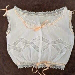 Edwardian Corset Cover S Lingerie Etsy