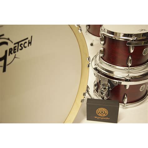 Gretsch Drums Usa Brooklyn 22 Satin Cherry Red Drumset 10088888 Drum Kit