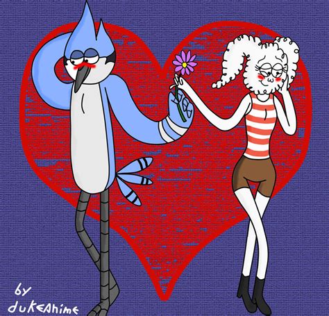 Mordecai X Cj By Dukeanime On Deviantart