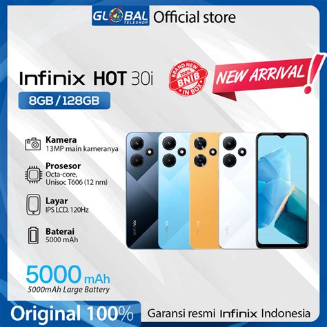 Jual Infinix Hot 30i 8 128GB Garansi Resmi Shopee Indonesia