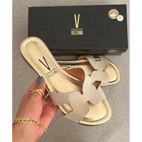 Rasteirinha Da Vizzano - Rasteirinha Feminina Vizzano Shine Paris Original | Shopee Brasil