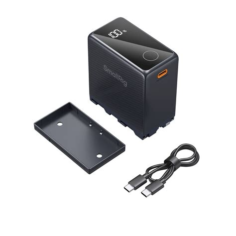 SmallRig NP F970 USB C Rechargeable Camera Battery Black 4469