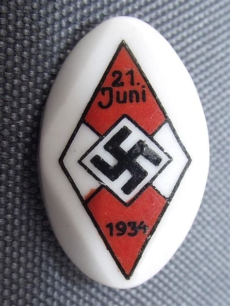 Crow Valley Militaria Hitler Youth Sports Event Participation Badge