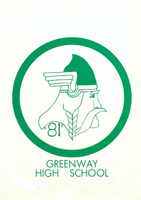 1981 yearbook from Greenway High School from Coleraine, Minnesota for sale