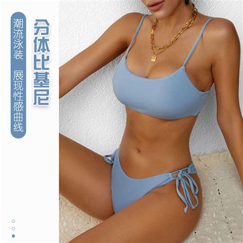 European And American Sexy Bikini Beach Resort Hot Spring Shopee