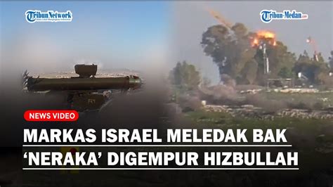 Lebanon Tak Beri Ampun Ledakkan 2 Markas Militer Israel Dengan