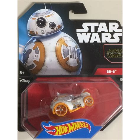 HOT WHEELS STAR WARS CHARACTER CAR BB 8 Single Vehicle Package CGW51 0517