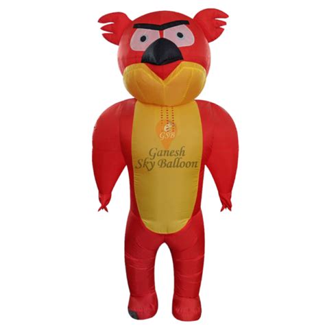Walking Air Inflatable Angry Bird Character Mascot 75 Feet Ganesh