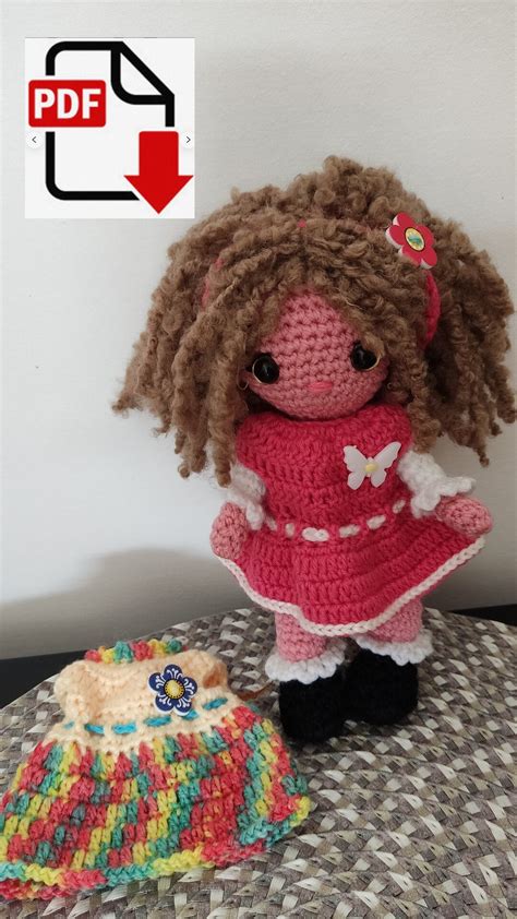 Dafne Doll Amigurumi Crochet Doll Pattern Digital PDF Etsy