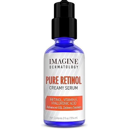 Amazon Pure Retinol Cream Serum LARGE 2oz Anti Aging Anti Wrinkle