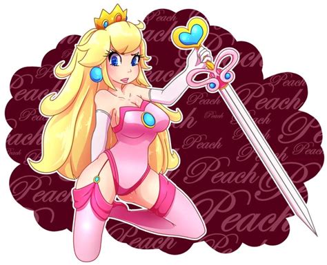 Badass Peach [fanart] By Senpaimisskitty On Deviantart Peach Fan Art