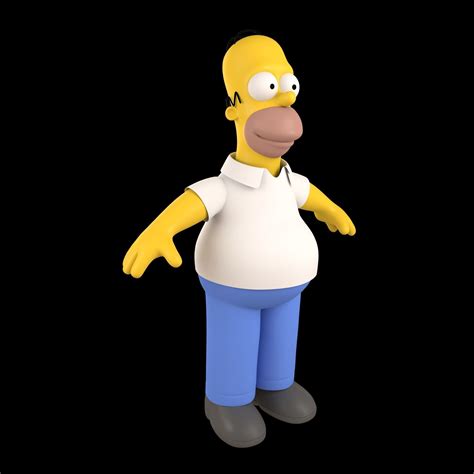 Homer Simpson 3D Model 3D model | CGTrader