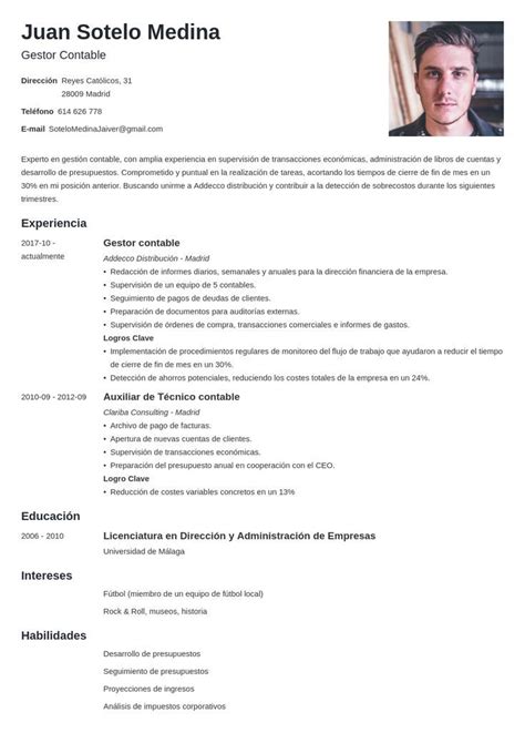 blog tipos de curriculum plantilla minimo | Tipos de curriculum, Tipos ... 