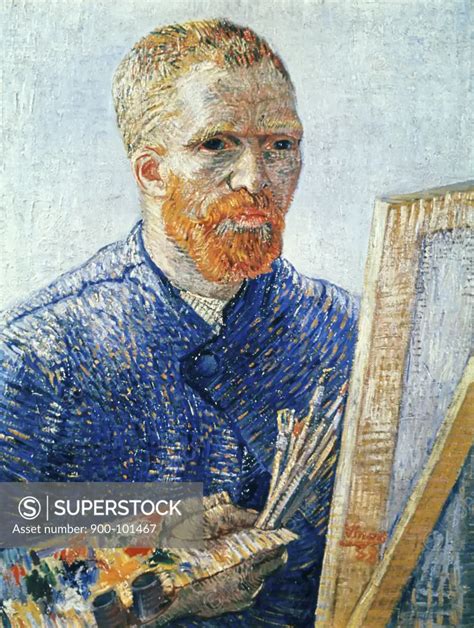 Self Portrait In Front Of Easel 1888 Vincent Van Gogh 1853 1890