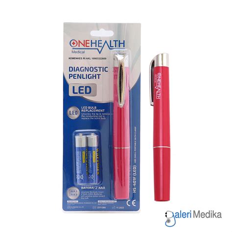 Penlight Led Onehealth Hs F Senter Medis Galeri Medika